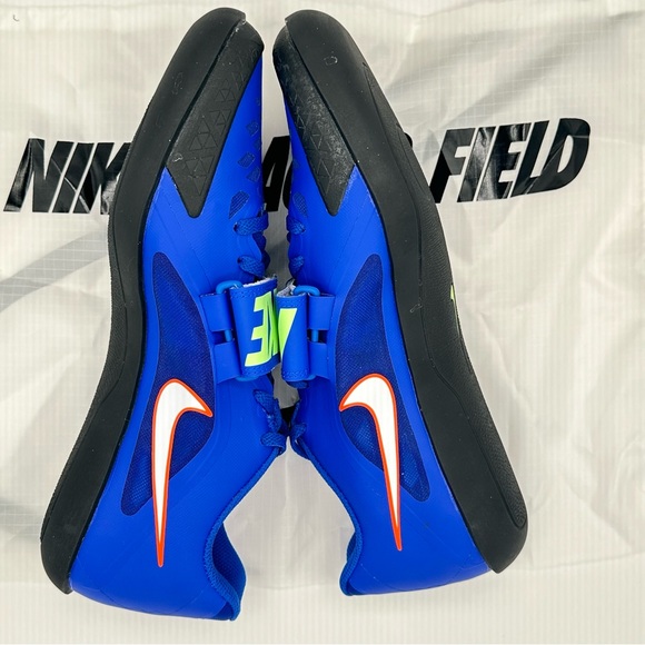 Men's Size 9 NEW Nike Zoom Rival SD 2 Racer Blue Black Throwing Shoes 685134-400 - Picture 7 of 9